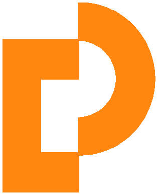 Promote Easy orange P brand symbol
